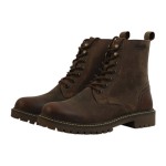 Trip Machine Derby boots Rusty wrangler  brązowe skórzane porządne buty motocyklowe