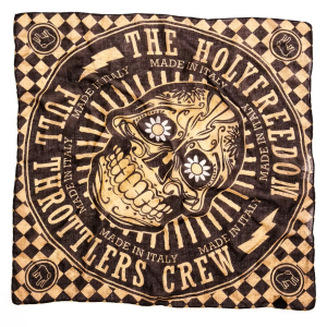 Holy Freedom CHICANO SCARF Chusta ze świetną grafiką apaszka motocyklowa bandama z czachami