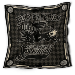 Holy Freedom FARTBACK FOULARD Chusta ze świetną grafiką apaszka motocyklowa bandama 