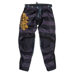 Holy Freedom Trouser  mud PETROL scramblerowe spodnie w paski retro vintage style technical off-road trousers 