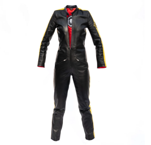 Holy Freedom Woman Lady Killer black suit damski skórzany czarny kombinezon motocyklowy vintage