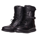 Holy Freedom Terminator 2 turystyczne skórzane czarne buty motocyklowe 