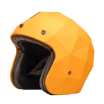 Holy Freedom Helmet stealth  matt yellow otwarty kask motocyklowy żółty mat kanciasta skorupa