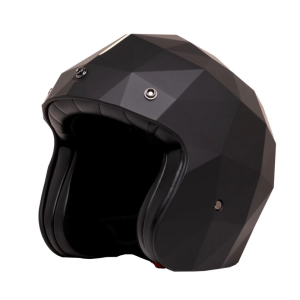 Otwarty kask motocyklowy Holy Freedom Stealth Diamond helmet matt black