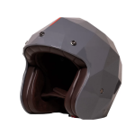 Holy Freedom Helmet stealth grey Diamond otwarty kask motocyklowy kanciasta skorupa szary kolor