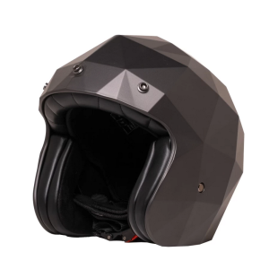 Holy Freedom Helmet stealth Matt Dark Grey otwarty kask motocyklowy kanciasta skorupa kolor ciemno szary