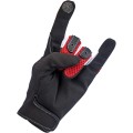 BILTWELL GLOVES ANZA BLK red rękawice motocyklowe vintage enduro rękawice scrambler motocyklowe rękawice tekstylne cafe racer  5.jpg