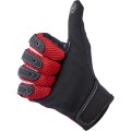 BILTWELL GLOVES ANZA BLK red rękawice motocyklowe vintage enduro rękawice scrambler motocyklowe rękawice tekstylne cafe racer  6.jpg