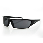 ZANheadgear Utah Sunglass Gloss Black Frame Smoked Lens okulary motocyklowe bobber