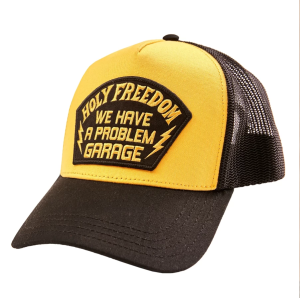 Czapka z daszkiem Holy Freedom Flash cap yellow truckerka