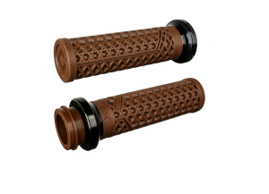 BRĄZOWE MANETKI VANS 1 " TBW  HARLEY-DAVIDSON 2008-2025 LOCK-ON™ GRIP SET