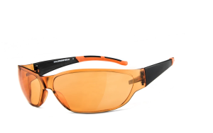 Okulary rozświetlając Helly biker Shades Airshade orange okulary motocyklowe