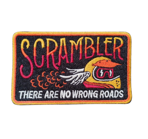 Naszywka motocyklowa Scrambler there are nowrong roads