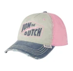 Damska czapka różowo-błękitna Von Dutch Men's Baseball CapRetro hard with Mesh Back