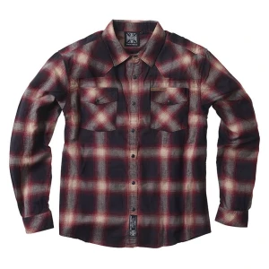 Koszula flanelowa WCC Outlaw Flannel shirt red/grey