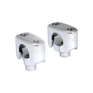 Chromowane mocowanie kierownicy, risery, KR-260 na kierownice 1 1/4", wysokość 1-1/2" (ok 38mm)