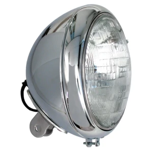 Duzy okrągły reflektor 7" H4 headlamp for FL models chrome