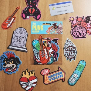 Zestaw oldschoolowych naklejek American Socks Pop-Punk Sticker Pack stickers
