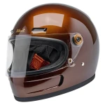 Kask Biltwell Gringo SV metallic whiskey retro kask motocyklowy z homologacją metaliczny brąz