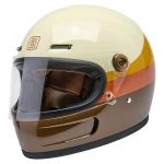 Kask Biltwell Gringo SV 20th anniversary retro kask motocyklowy z homologacją kolor kremowy