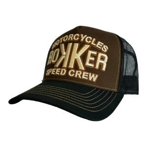Czapka z daszkiem Rokker Speed Crew Trukker brown/black