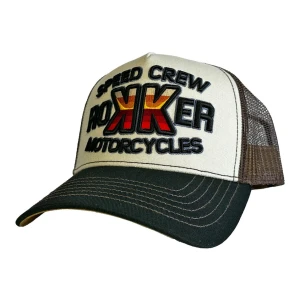 Czapka z daszkiem Rokker Speed Crew II cap brown/black