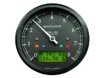 Motogadget Chronoclassic obrotomierz z ciemnym wyświetlaczem klasyczny stylowy