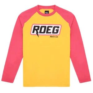 Roeg Ricky long sleeve yellow/red bluza motocyklowa enduro jersey bawełniany 