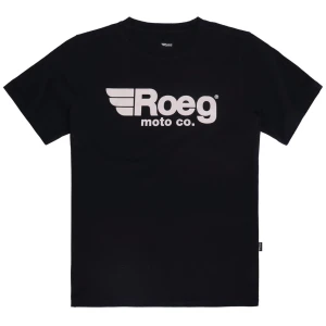 Roeg Logo t-shirt black black czarna koszulka z fajną grafiką 