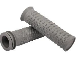 Thrashin Supply Co. grip bolt grey calowe szare manetki motocyklowe z piorunami 