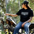 Biltwell Grey shield t-shirt black1.jpg