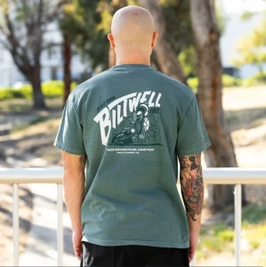 Koszulka Biltwell Speedy pocket t-shirt koszulka motocyklowa z fajną grafiką 