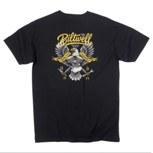 Koszulka Biltwell Freedom pocket t-shirt koszulka motocyklowa z fajną grafiką 
