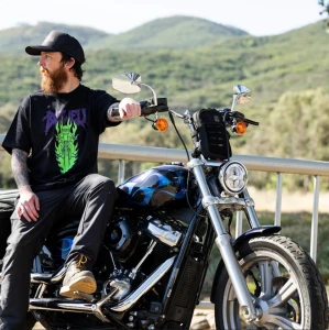 Koszulka Biltwell Inferno t-shirt koszulka motocyklowa z fajną grafiką