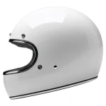 Kask Biltwell Gringo helmet gloss white integralny biały kask motocyklowy custom