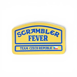Naklejka Scrambler Fever Team Czech Republic