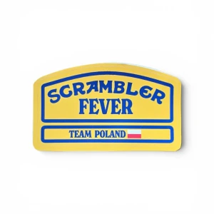 Naklejka Scrambler Fever Team Poland