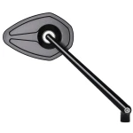 Motogadget mo.view sport 180 mm XL lusterko motocyklowe najwyższej jakości