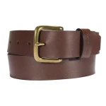 Pasek do spodni Pasek Carhartt Classic Buckel brązowy skórzany pasek