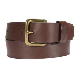 Pasek do spodni Pasek Carhartt Classic Buckel brązowy skórzany pasek