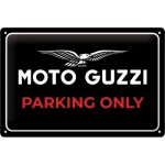 Metalowa tabliczka Moto-Guzzi Parking Only plakat 20x30 cm 