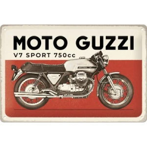 Metalowa tabliczka Moto-Guzzi Modell plakat 20x30 cm 