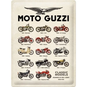 Metalowa ozdoblna tabliczka Moto-Guzzi plakat 30x40 cm 