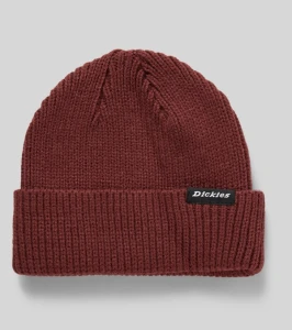 Dickies Woodworth ruda krótka ciepła wywijana czapka zimowa ceglana