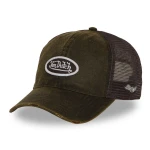 Czapka z daszkiem Von Dutch MAC cap vinted green/brown cap truckerka z motywem motocyklowym brązowo-zielona