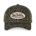 Von Dutch Leopard cap velours khaki 1.png