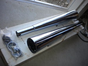 Tłumiki MAC typu Megaphone 2 w 2 do Yamaha XS400S Heritage '80-'82, XS400SE Special '80-'82