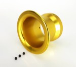 Wlot powietrza 50 mm - złoty Lejek Trąbka Velocity stacks