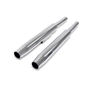 Tłumiki MAC typu "cygaro" 2w2 do Yamaha XS650  '75-'83, XS650L '83, XS650S '78-'83, XS-1 650 '70-'71, XS-2 650 '72