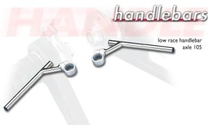 Kierownica Tarozzi 41mm , offset 105mm , chrom, 7/8= 22mm [niska] 